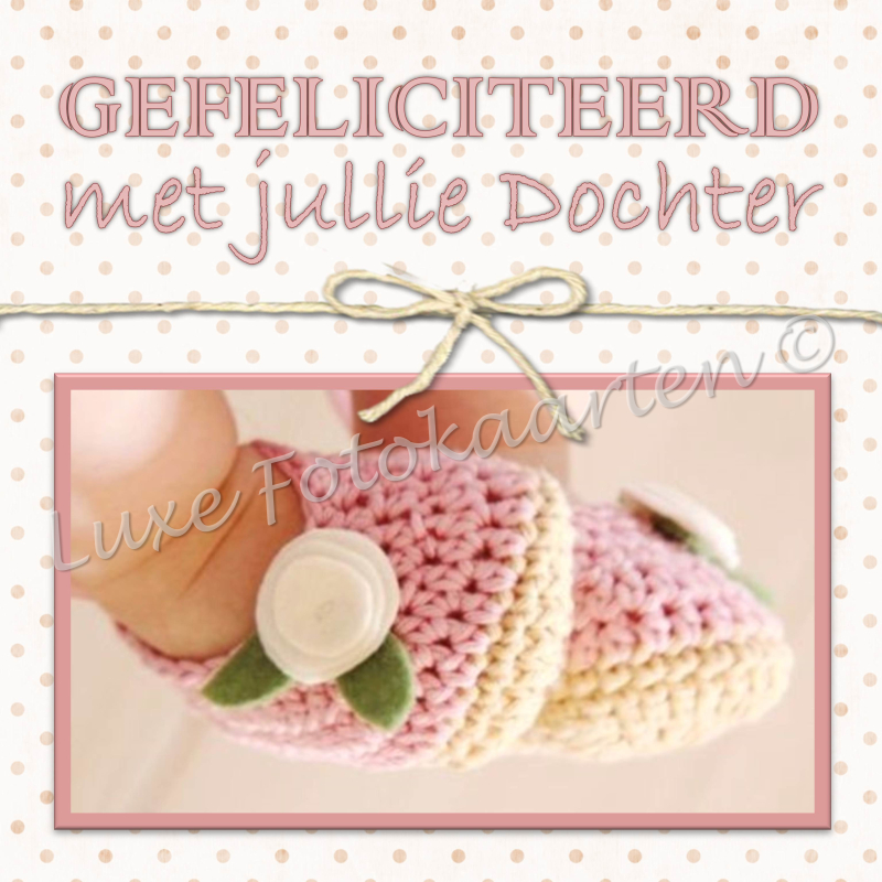 Geboorte dochter - sokjes